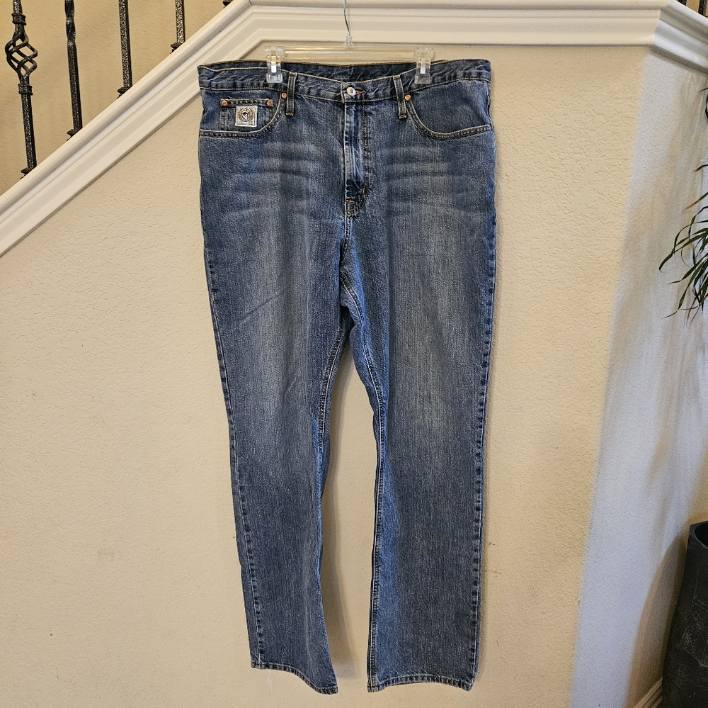 CINCH Men's White Label Relaxed Fit Medium Stone Wash Jeans MB92834003 40×36